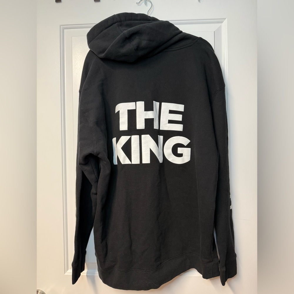 Mens 2XL Hoodie Black Sweatshirt - Picture 2 of 5
